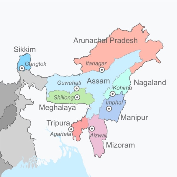 Causes of Insurgency in North East India - The Geopolitics