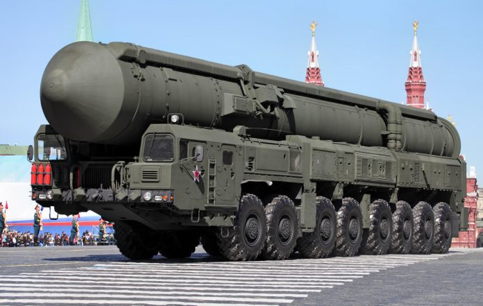 Russian road mobile nuclear missile