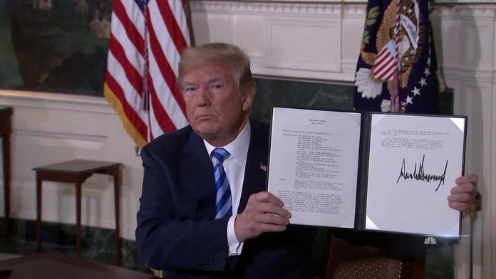 Trump scraps Iran Nuclear Deal
