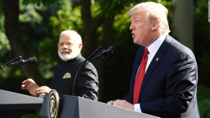 President Donald Trump and Prime Minister Narendra Modi
