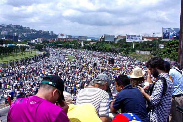 Venezuelan protesters