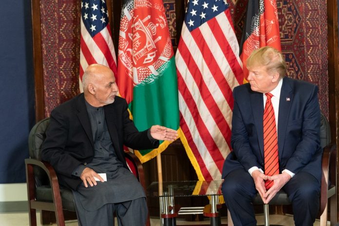 President Ashraf Ghani Donald Trump