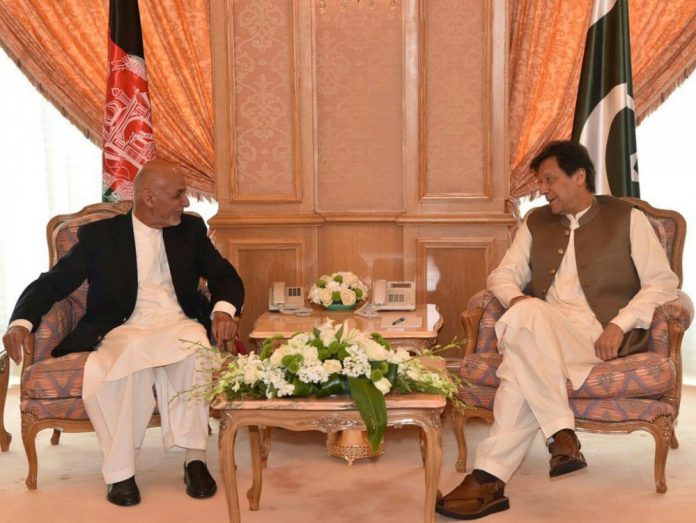President Ashraf Ghani and PM Imran Khan