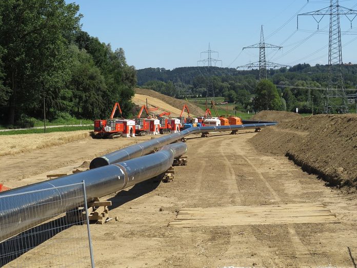 Gas Pipeline Forchheim Finsing Bauarbeiten 