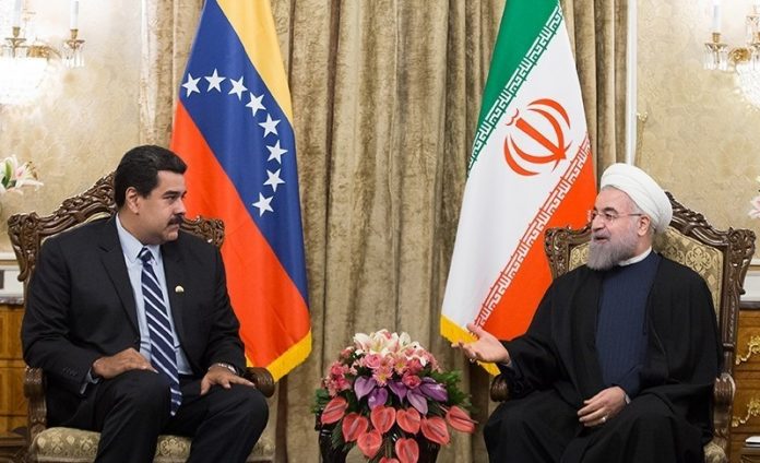 President Rouhani in meeting with Venezuelan President Nicolás Maduro