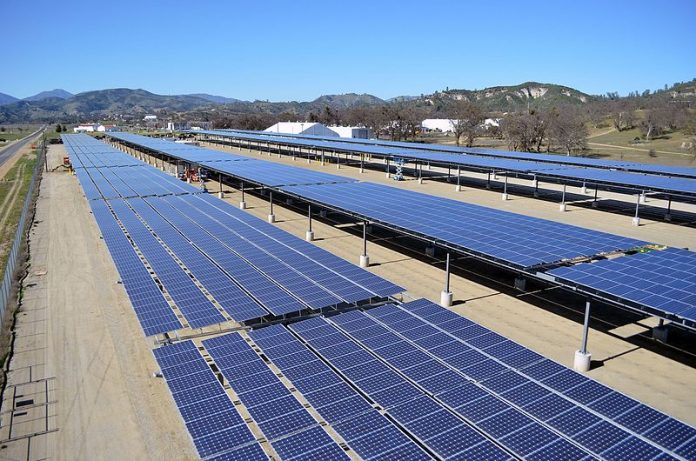 Solar power project in Fort Hunter Liggett