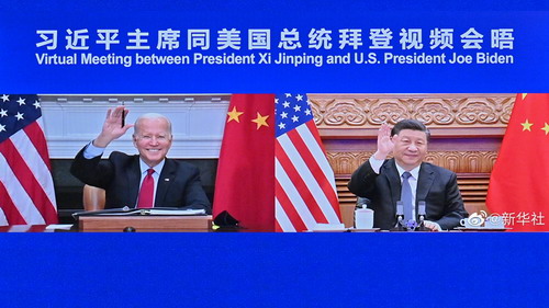 virtual meet between President Xi and Biden