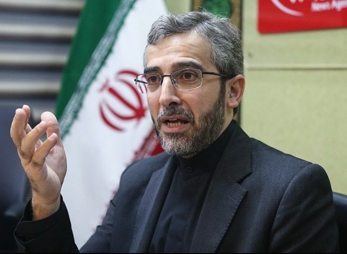 Iran's chief nuclear negotiator Ali Bagheri Kani